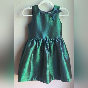 Wonder Nation - Girls Iridescent Blue Green Formal Dress, Sz 8